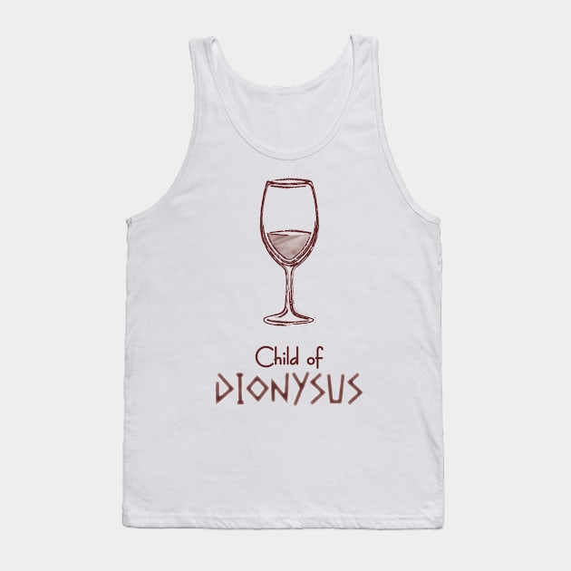 Child of Dionysus – Percy Jackson inspired design Tank Top by NxtArt